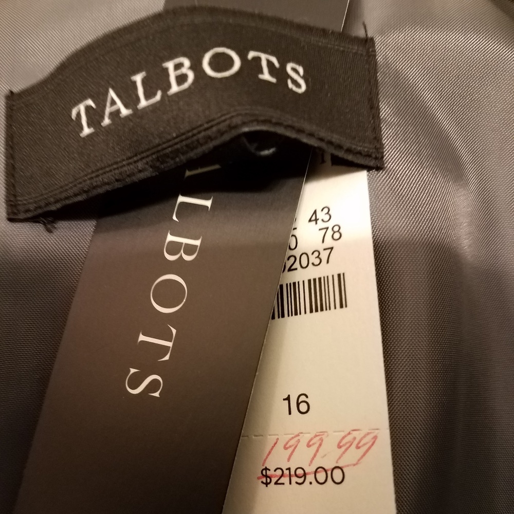 Talbots Perfect Gray Lightweight Jacket - Picture 3 of 8